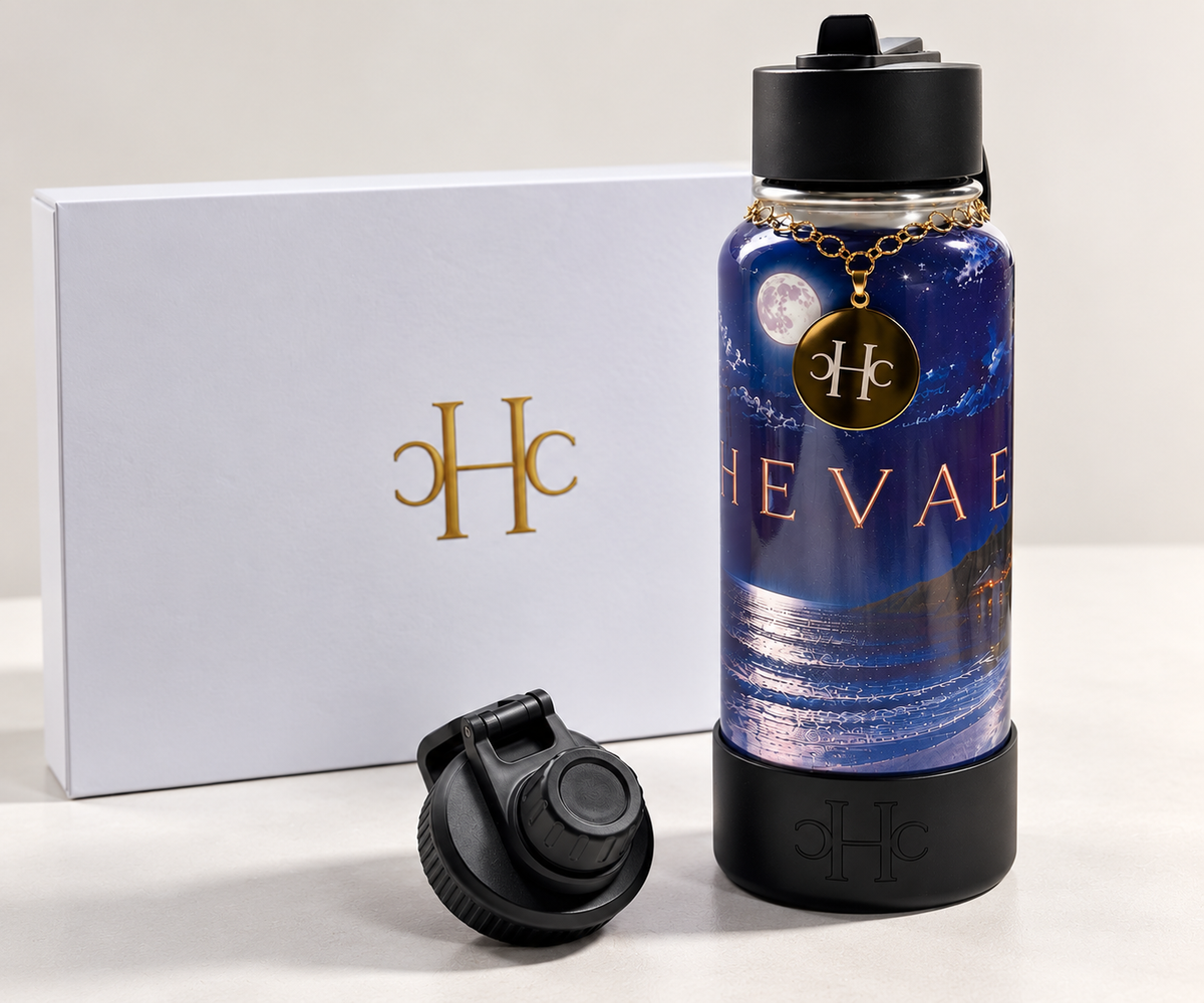 Gourde isotherme HEVAE Moonlight, vue de face