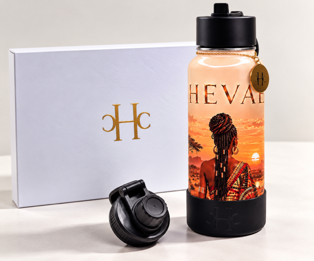 Gourde isotherme HEVAE Africa, vue 3